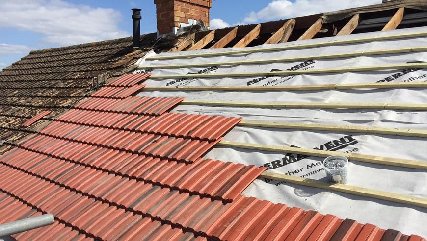 New tile roof in Newark by JSG Contracts